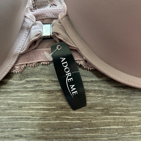 NWT Adore Me Lidia Push Up Bra 36DD Beige Blush Pink - Picture 3 of 10